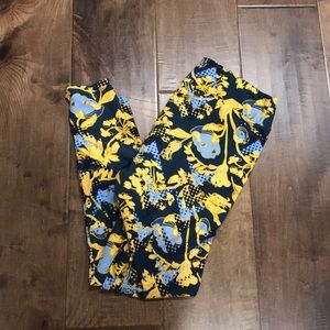 Lularoe floral leggings TC